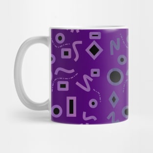 MOD Purple Geometrical Designs Mug